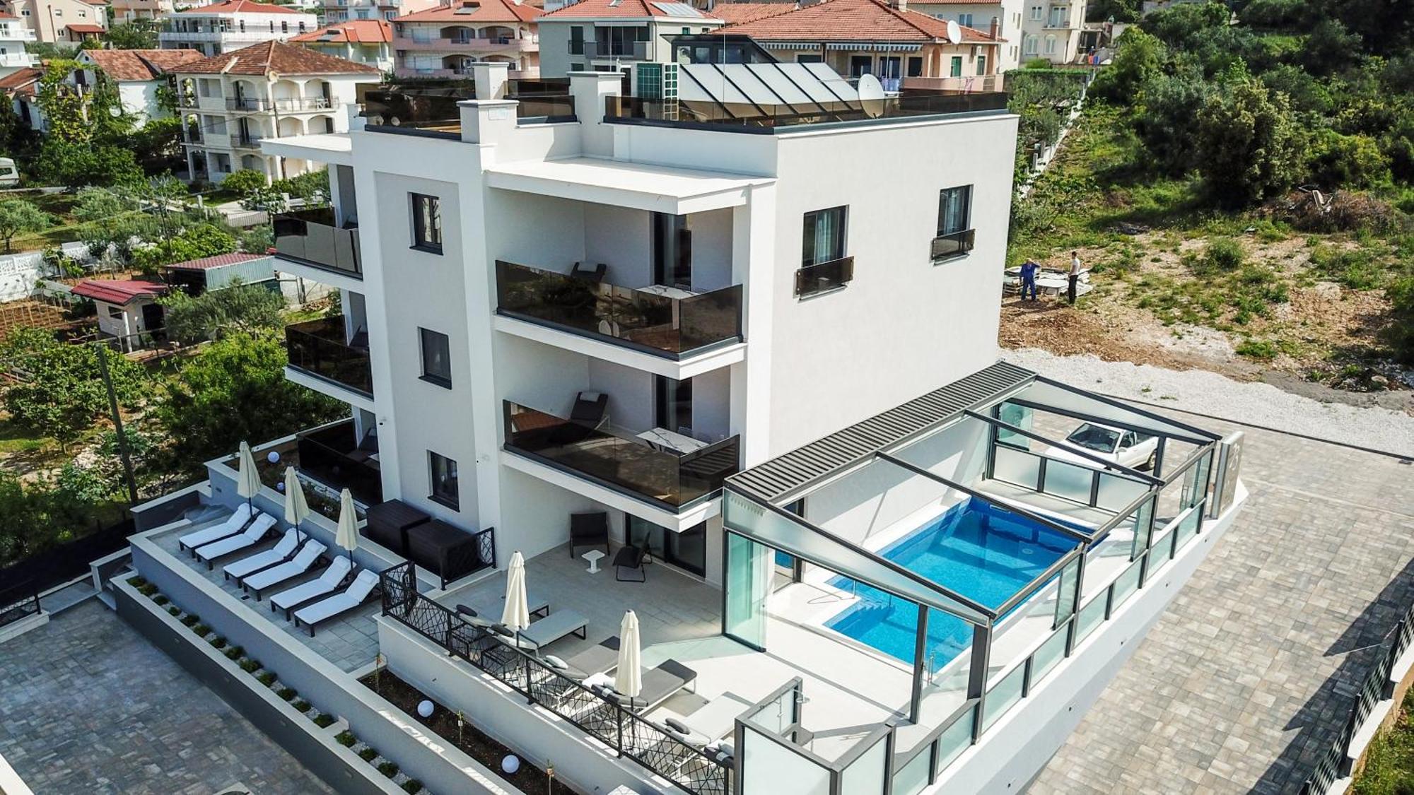 Villa 23 B Heated Pool Trogir Extérieur photo